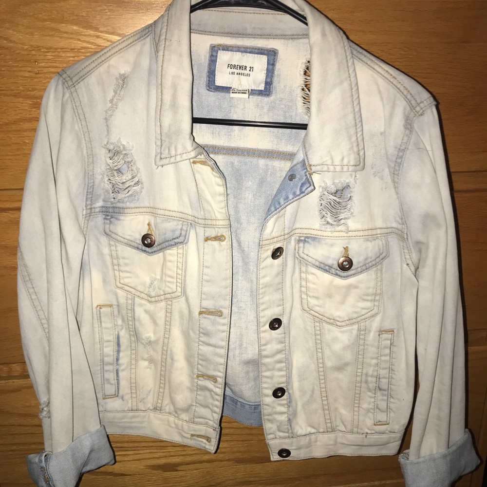 Light Wash Denim Jean Jacket